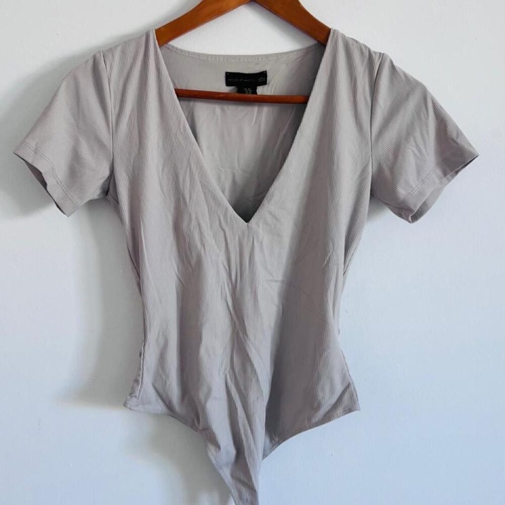 House-of-harlow-1960 Women's Grey and Silver Bodysuit